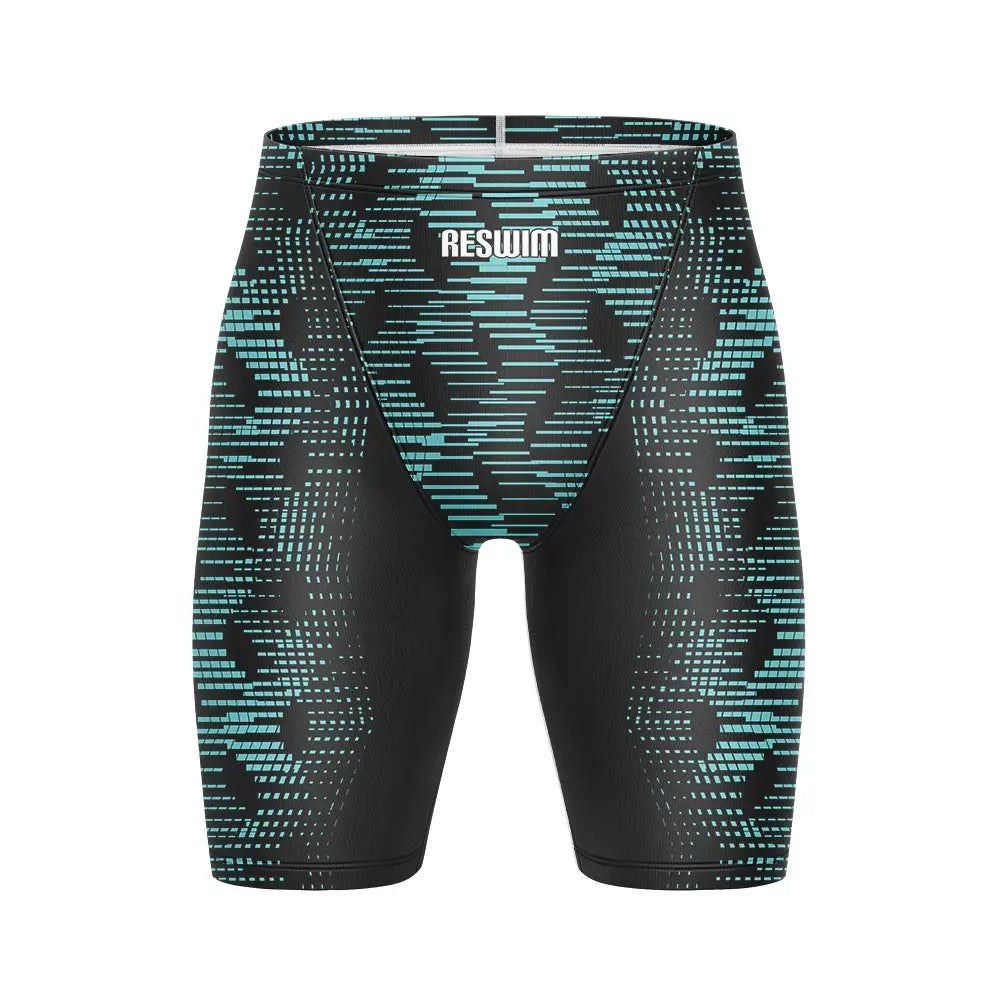 Swimming Trunks Beach Tights Shorts Men's Swim Jammer Shorts Athletic Training Swimsuit Short Quick Dry Lycra Surfing Pants