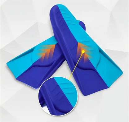 Swimming training with fins wrapped around the feet design, anti slip summer tourism diving frog shoes