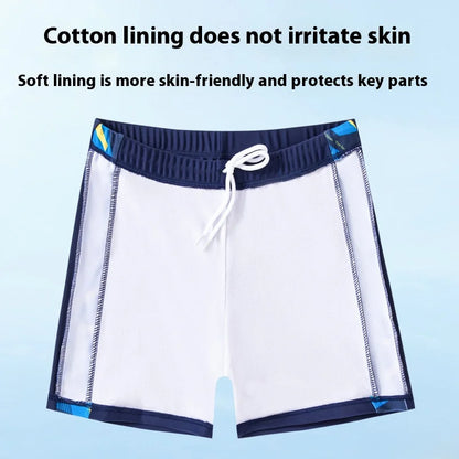 Kids Swimsuit Medium Kids Baby Split Suit Swim Trunks Light Short Sleeve Beach Swimsuit Boys Swimsuit Swim Trunks