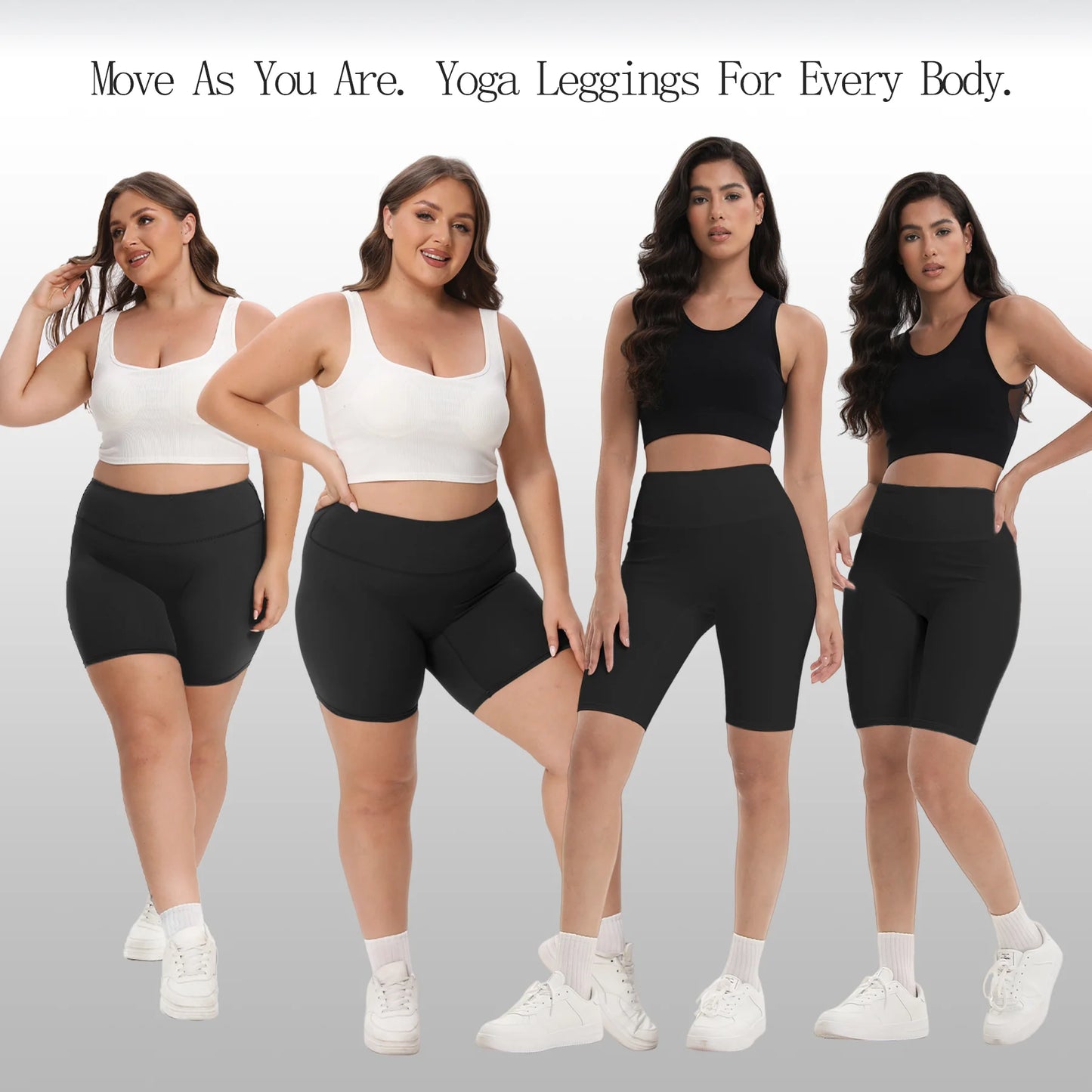 S-XXXL Bike Shorts Women High Waist 3 Pockets Workout Yoga Shorts Stretch Gym Fitness Comfort Ready to Wear Activewear Running Pants