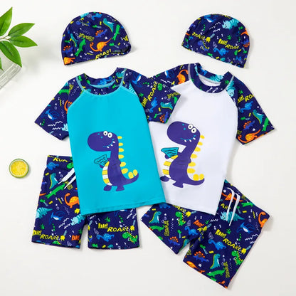 Children's Swimsuits, Boys' Girls' Elementary Middle School Children's Split Swimsuits, Swim Trunk Sets, And Student Swimsuits