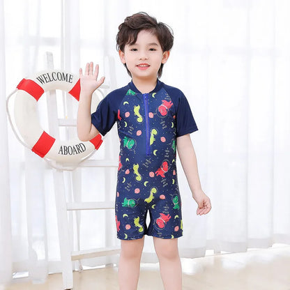 2-10Years Girl Swimwear Swimsuits UV Protective Long Sleeve Children Swimsuits Sport