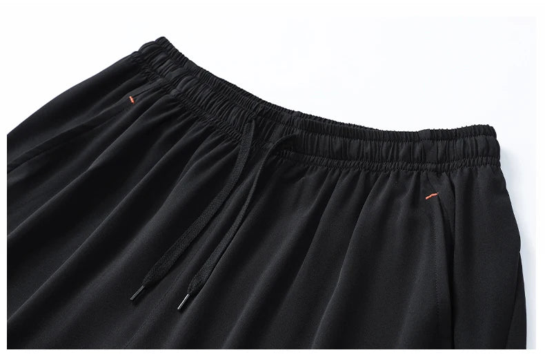 Two Piece Men'S Beach Quick Dry Running Sports Board Black Shorts Casual Oversize 8XL 9XL Pants Trousers