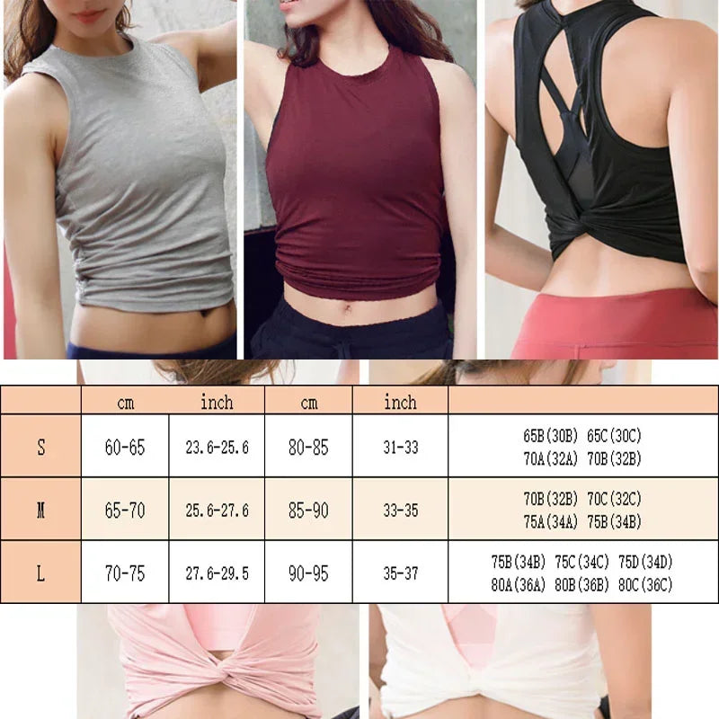 Women's Twist-Back Sleeveless Crop Top