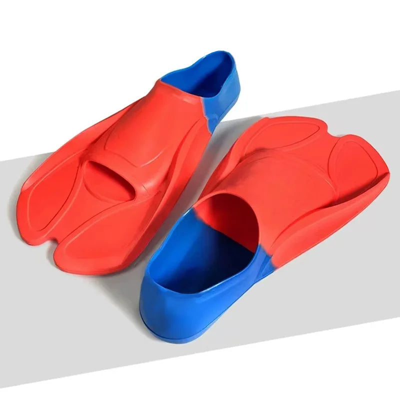 Adult Professional Flipper Diving Snorkeling Flipper Frog Shoes for Children Training Swimming Equipment Free Diving Short Fins