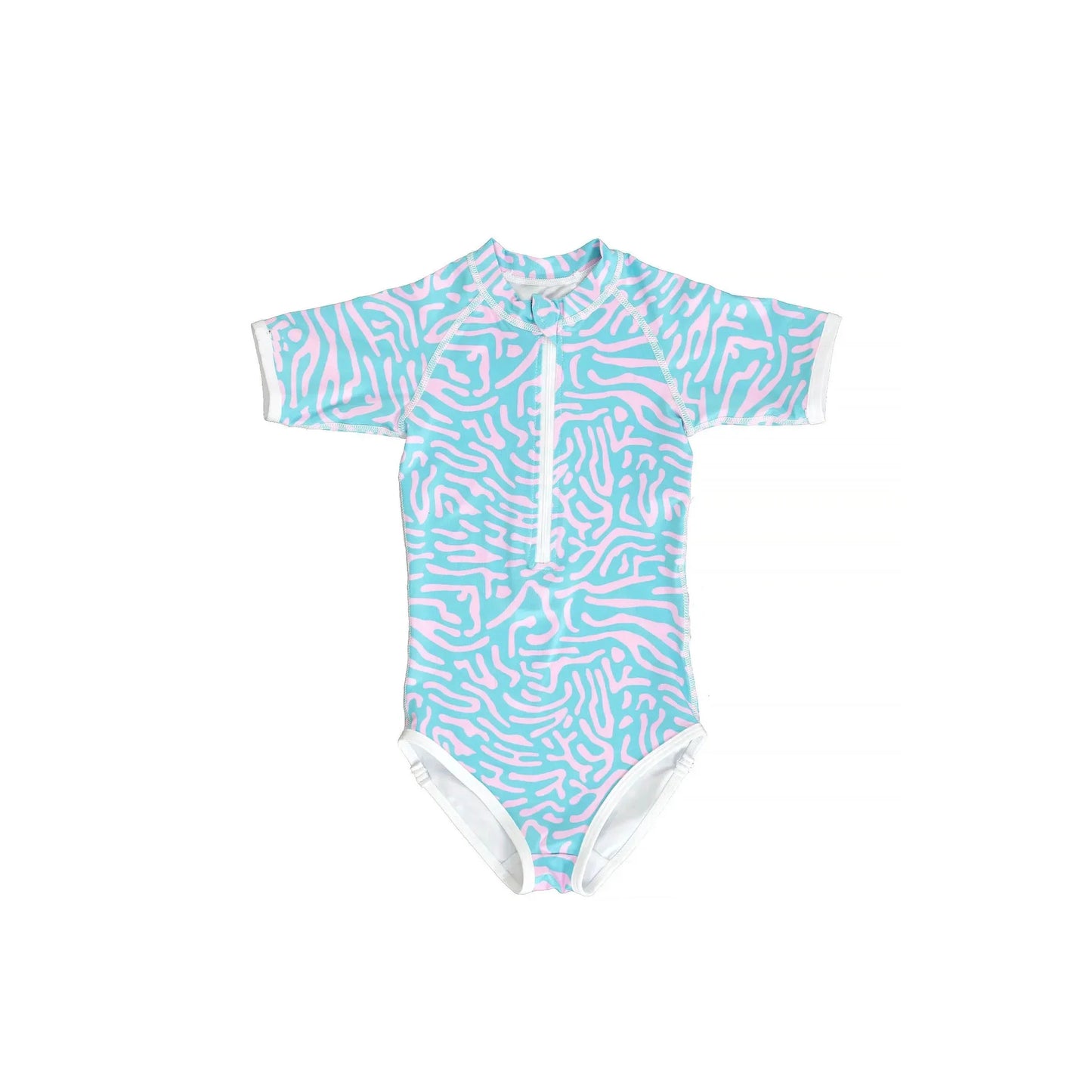 Toddler Girls Swimwear Summer Baby Rash Guard Long Sleeve Swimsuit Boys Bathing One-Piece Kids Clothes
