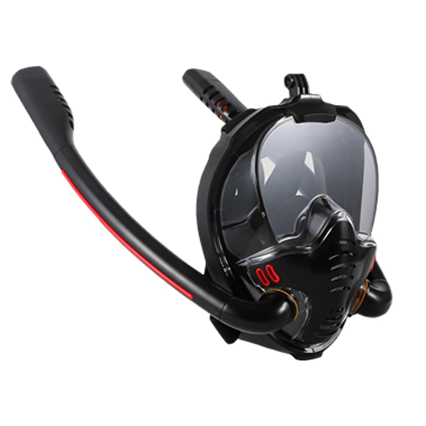 Double Tube Snorkeling Mask Scuba Spearfishing Full Face Anti-Fog Diving Goggles Panoramic Wide View Air Supply For Swimming