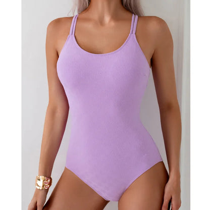 One Piece Swimsuits Closed Women's Swimwear Push Up For Swimming Wear Body Bathing Suits Beachwear Pool Bather