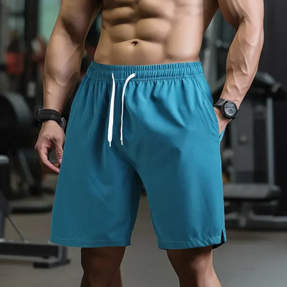 Mermaid Curve Men's Sports Pants Breathable Tennis Shorts Quick-drying Badminton Trousers Outdoor Running Fitness Shorts