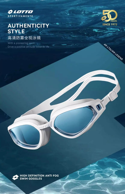 Lotto LeTu swimming goggles men's and women's high-definition anti fog and waterproof diving equipment swimming goggles