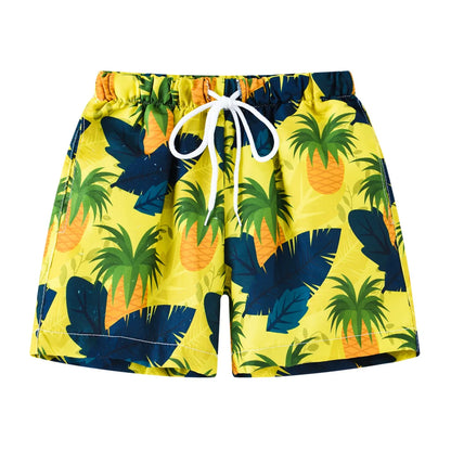 Summer Baby Boys Swimming Trunks For 2-8Years Kids Beach Shorts Cartoon Pattern Swimsuit Shorts Baby Bathing Suit Swimwear