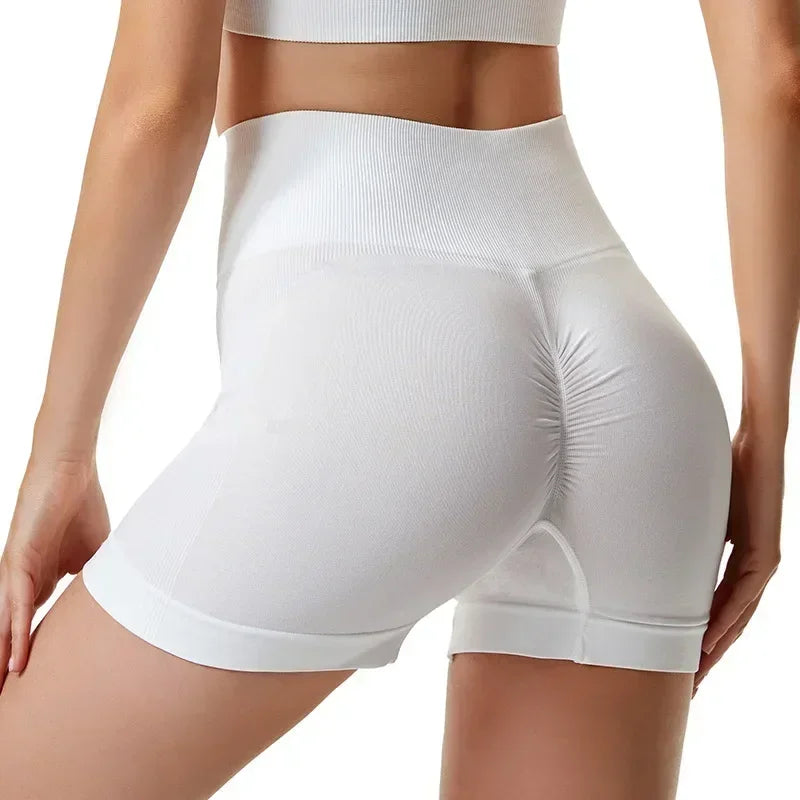 Sports Bra and Shorts Set Women Deep U-neck Push Up Gym Jogging Yoga Fitness Shockproof Vest Crop Tops Female Sport Bras Set for Women