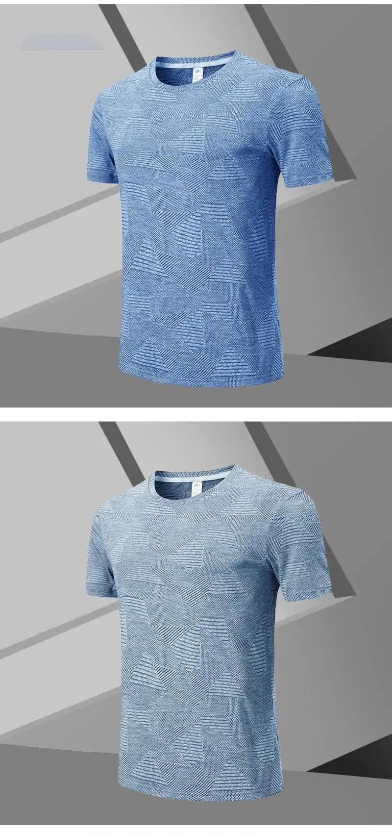(M-5XL)Men Loose Fit Quick Dry Sport T-Shirt Running Football Basketball Gym Short Sleeve Tee Shirt Breathable Fitness Tops
