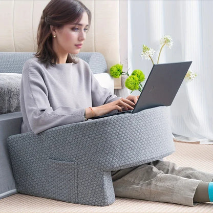 Soft Reading Pillow Working Memory Foam Bed Rest Pillow High Density Sponge Office Multi Functional High Rebound Office Pillow