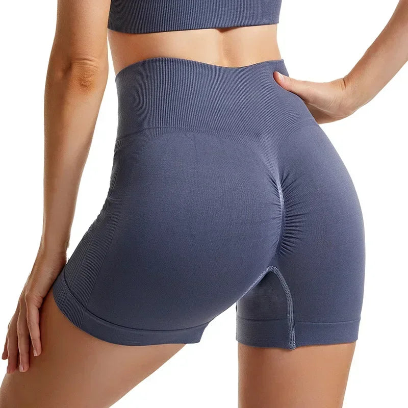 Sports Bra and Shorts Set Women Deep U-neck Push Up Gym Jogging Yoga Fitness Shockproof Vest Crop Tops Female Sport Bras Set for Women