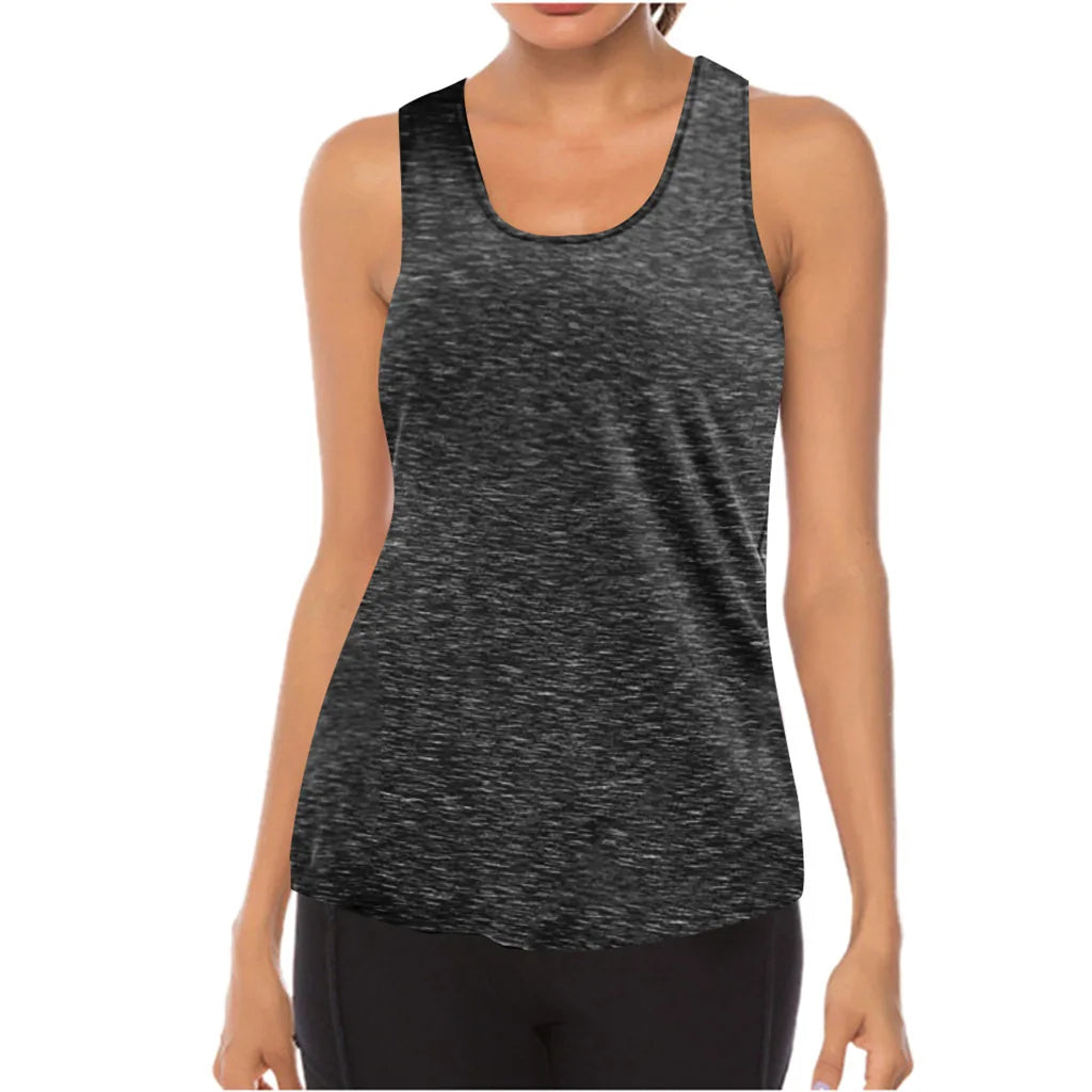 Colour Choies Women Yoga Tops Sexy Tank Tops Loose Thin Sports Vest Breathable Sleeveless T-shirt Gym Fitness Running Shirts Girls