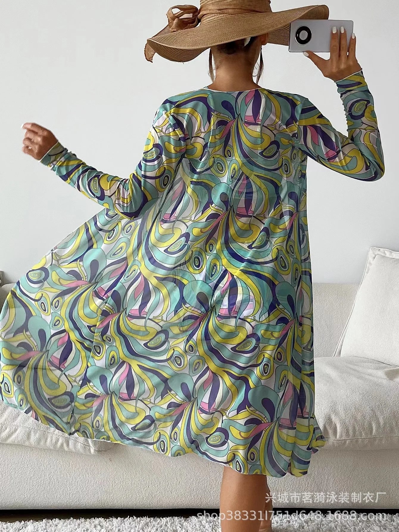 Summer Print Bikinis Swimwear Female Swimsuit Beachwear Push Up Three-Piece Bikini Set Women Swimming Bathing Suit