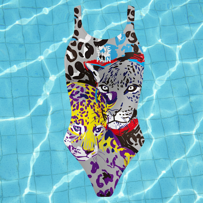 Women's Swimsuit Bodysuit Summer Sport Training Swimwear Backless One Piece Monokini Beach Bathing Suit