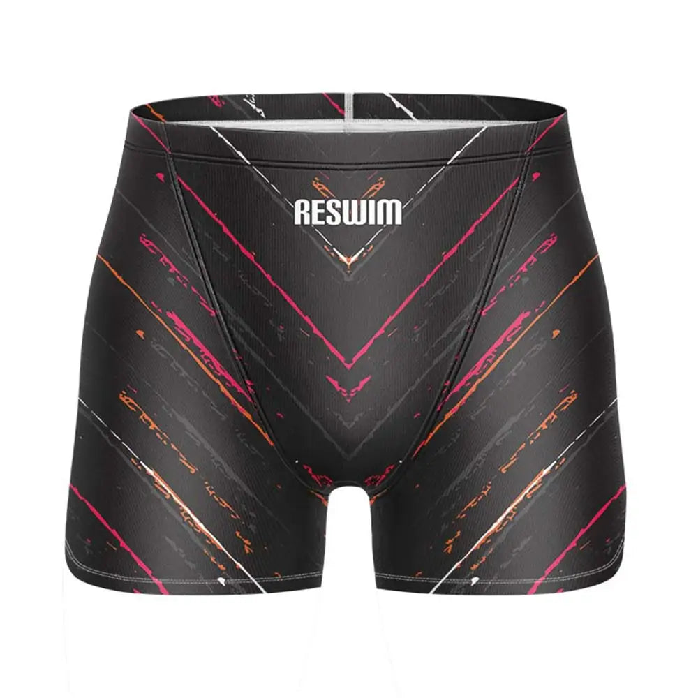 Men's Beach Tights Shorts Swim Jammer Swimsuit Swimming Trunks Athletic Training Swimwear Lycra Running Diving Surfing Pants