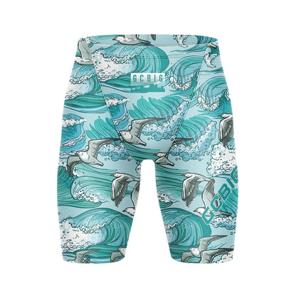 Mens Swim Boxer trunks Beach Swimming Pants Boys Jammers Sports Surf Shorts Mens Summer Trunks Swimwear Training Swim Shorts