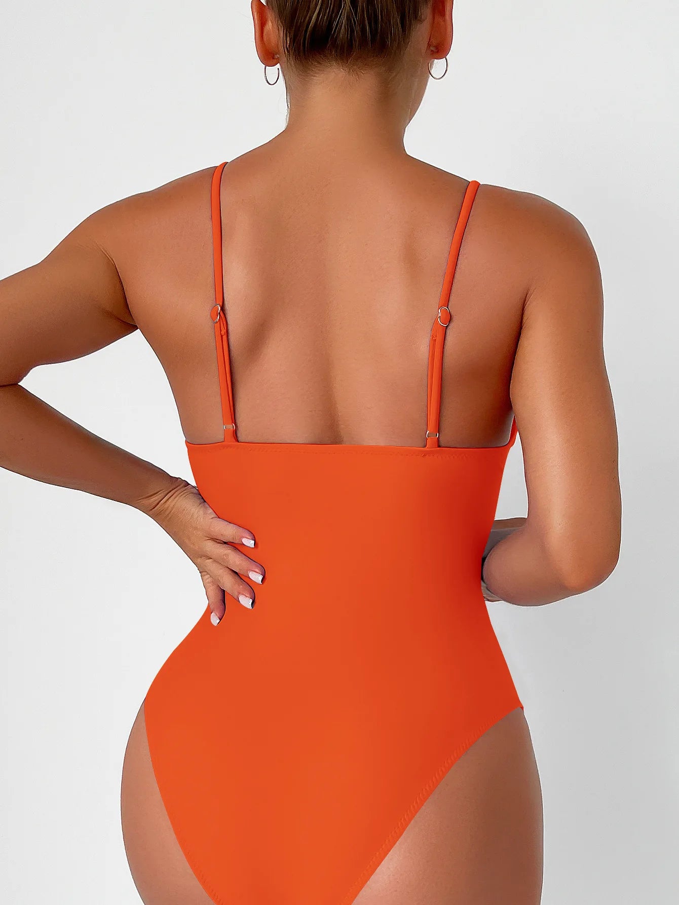Solid One-Piece Large Swimsuits Closed Plus Size Swimwear Body Bathing Suits Female Pool Beach Women's Swimming Suit