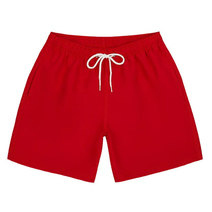 Men's Summer Low Waist Swim Trunks Quick Dry Breathable Beach Vacation Surfing Swimwear