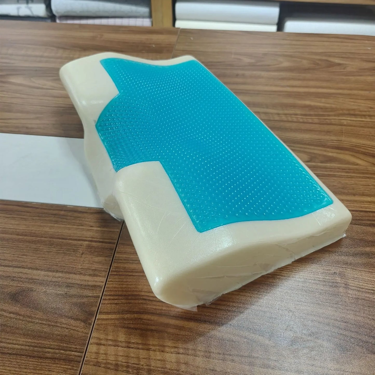 Gel Pillow Orthopedic Memory Foam Pillow 60x35cm Soft Summer Ice-cool Slow Rebound Sleep Pillow with Pillowcase Health Care