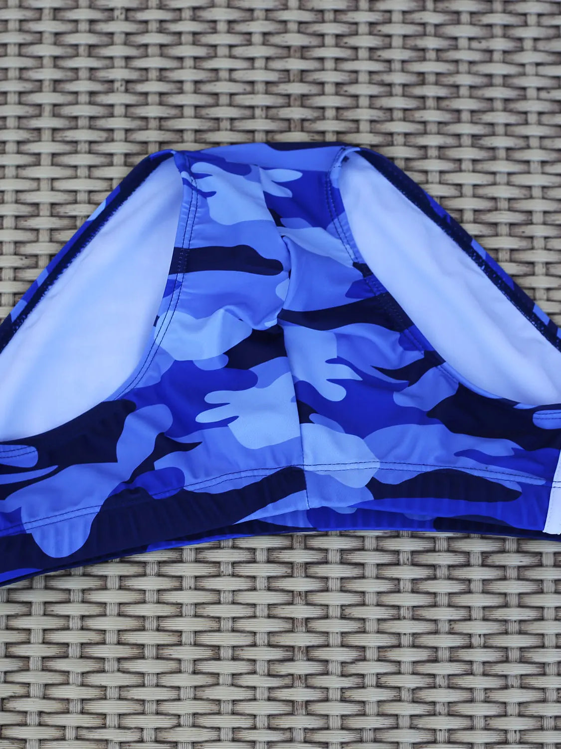 Men's Camouflage Swimming Shorts Tight Fit Diving Surfing Beach Shorts Breathable U-Enhanced Swimwear