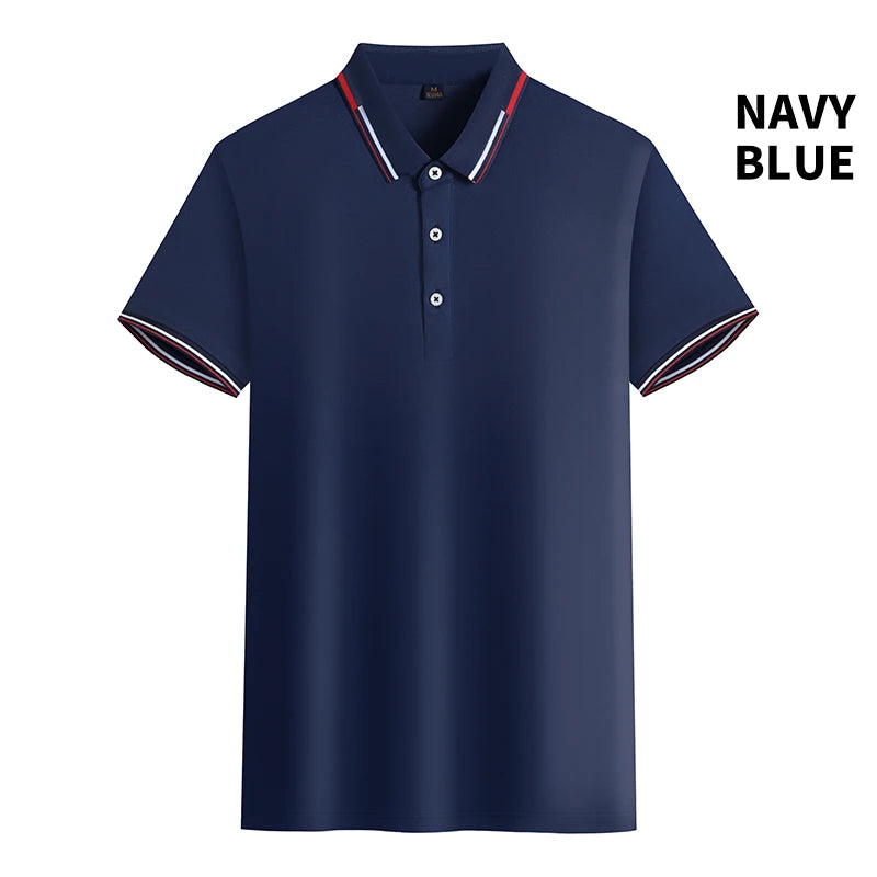 Oversized 5XL 6XL Men's Casual Polo Shirts Short Sleeve Sports 200g Golf T-Shirts