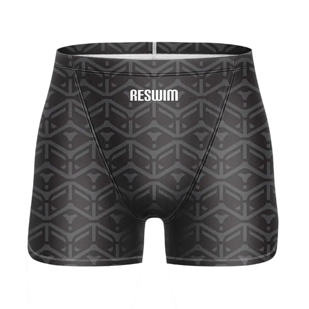 Men's Beach Tights Shorts Swim Jammer Swimsuit Swimming Trunks Athletic Training Swimwear Lycra Running Diving Surfing Pants
