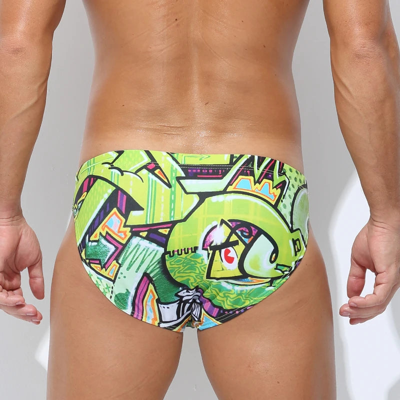 Swimwear Men Swim Briefs Slip Low Waist Men's Swimming Trunks Shorts Surfing Bathing Suit Man Swimsuits