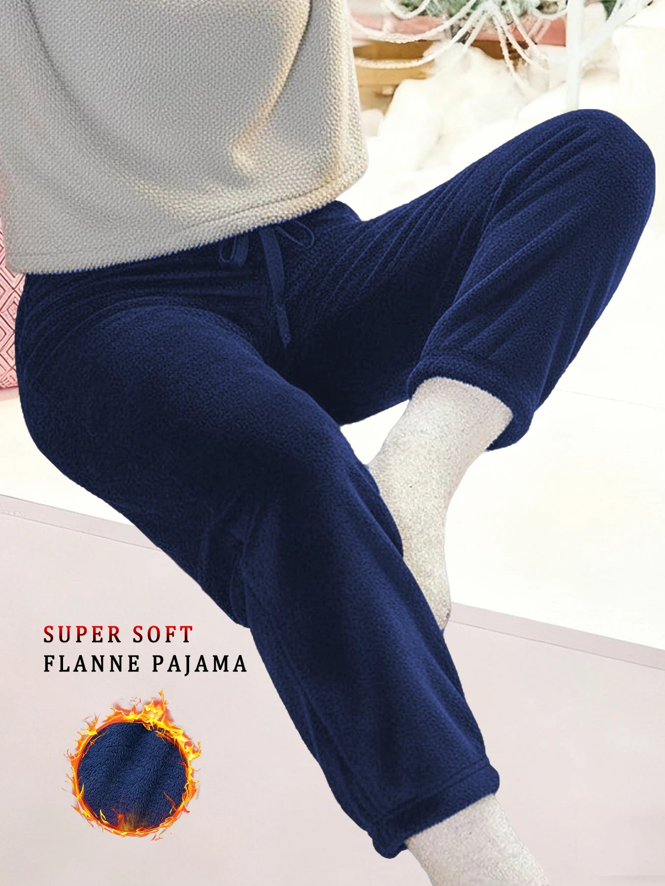 Women'S Super Soft Flannel Pajama Pants. Casual Home Pants For Winter