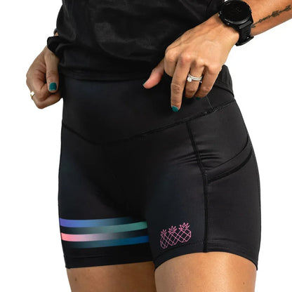 Women's Racing Yoga Shorts Casual Tight Shorts Fitness Pants Running Elastic Femme Biker Shorts