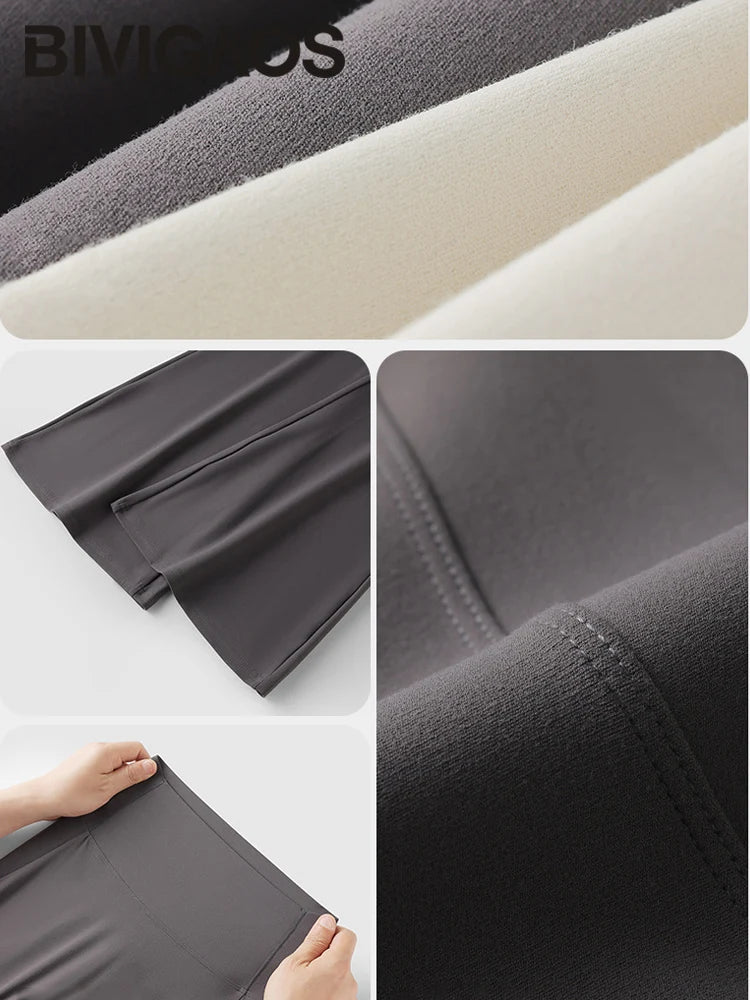 Spring Summer Micro Flared Sharkskin Leggings Women Tight Elastic Horseshoe Pants Sport Fitness Yoga Flared Pants