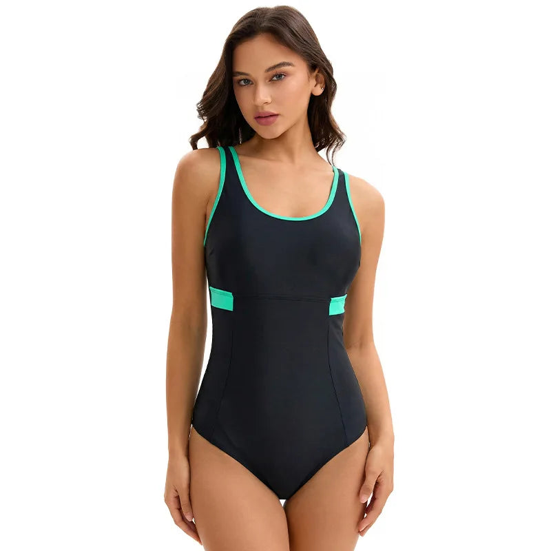 Women's One Piece Swimsuit Backless Swimwear Rash Guard UPF 50+ Surfing Suit Beach Bathing Suit Beachwear