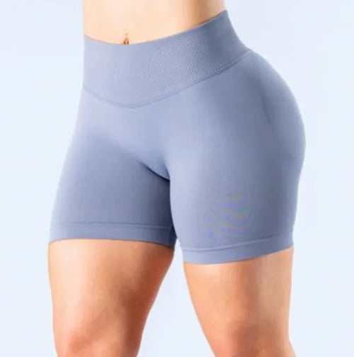 D-impact Gym Woman High Support Fitness Sports Biker Shorts Workout Scrunch Butt Yoga Seamless Leggings Running Shorts XP389