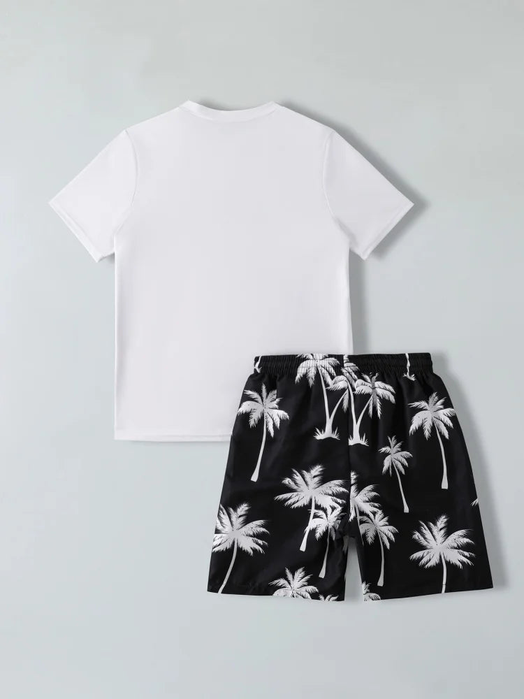 Boys' Two-Piece Swim Set with Shorts