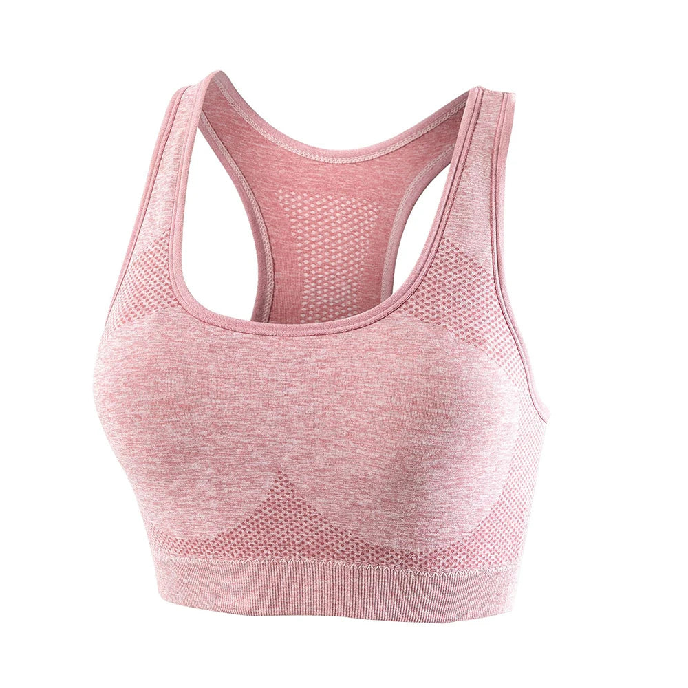 Women Sports Bra Top Push Up Fitness Yoga Bra Underwear Sport Tops For Women Breathable Running Vest Gym Wear