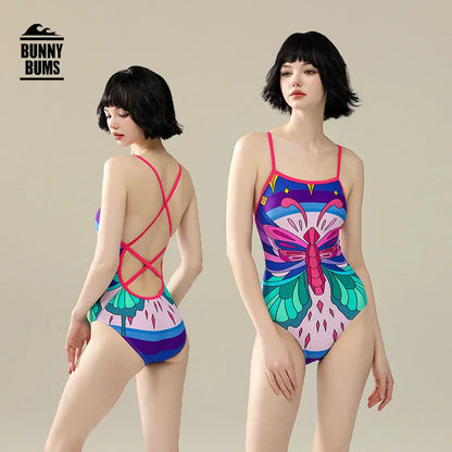 One-piece Racing Swimsuit Women Triangle Professional Training Swimming Pool Advanced Feeling Spa Swimwear