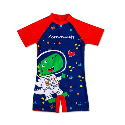 Children's Quick Drying Swimsuit, Boy Dinosaur, Korean Toddler, Sun Protection Swim Suits, Baby, Cute, Spring, Hot Summer