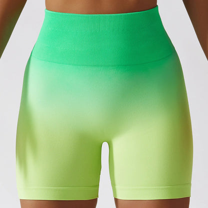 Summer Seamless High Waist Yoga Shorts Butt Lift Cycling Shorts Gym Shorts Women Pants Breathable Tie-dye Sports Leggings Women