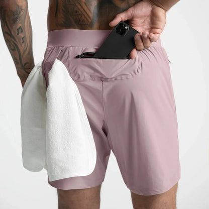 Men Breathable Quick Dry Casual Shorts Basketball Sports Fitness Five Point Pants