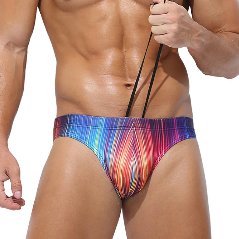 Swimwear Men Swim Briefs Slip Low Waist Men's Swimming Trunks Shorts Surfing Bathing Suit Man Swimsuits