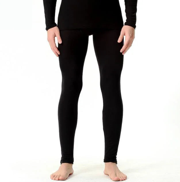 Plus Size Leggings Bottom Men Thin Elastic 6XL 7XL 8XL 9XL Male Soft Black Gray Purple Red Underwear Thermal Pants 155KG