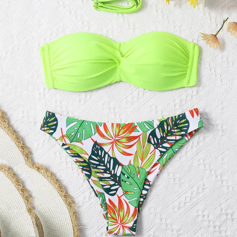 Bikinis Swimsuits Women's Swimwear Push Up Female Beach Swimming Wear Bathing Suits Brazilian Bikini Set Pool Bather