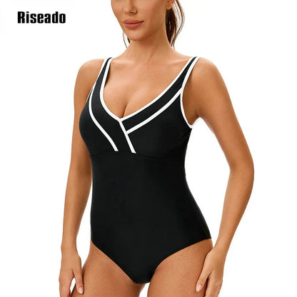 Women's One Piece Swimsuit Athletic Swimming Beach Bathing Suits Sport Swimwear