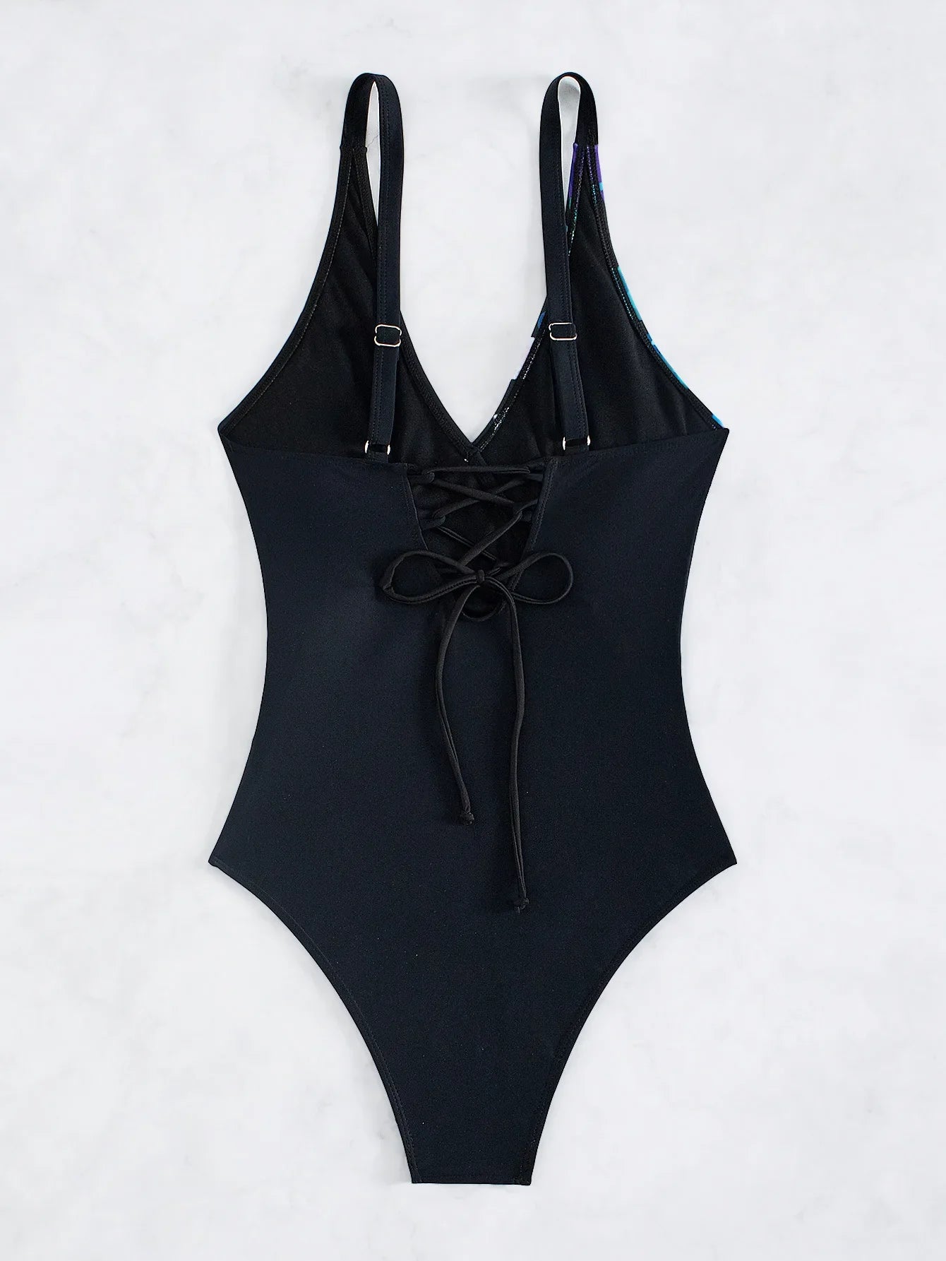 Push Up Floral Print Swimwear Women Lace Up One Piece Swimsuit Beach Wear Tummy Control Bathing Suit Bodysuit Monokini Pool