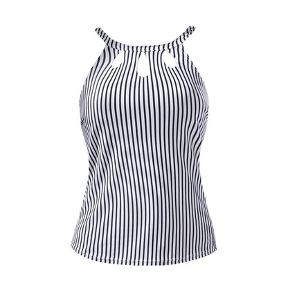 Women Retro Flower Printed Lace Up Swimwear Tankinis Tops Underwire Full Coverage Bikini Top Sleeveless Push Up Bikini