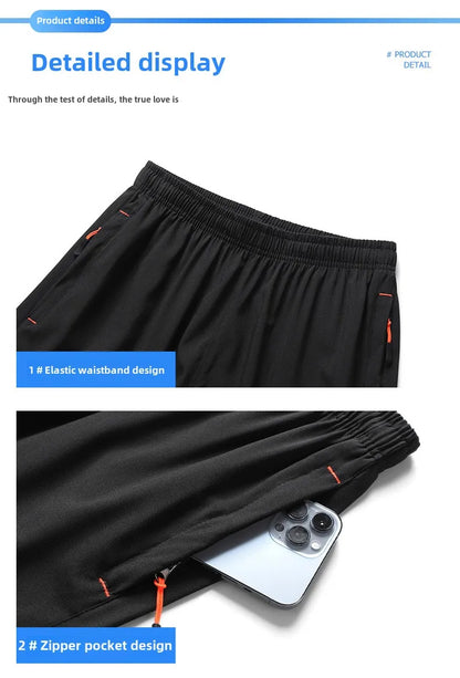 M-8XL Plus Size Men's Sports Shorts Summer New Arrival Comfortable Elastic Waist Clothing Male Breathable Short Trousers