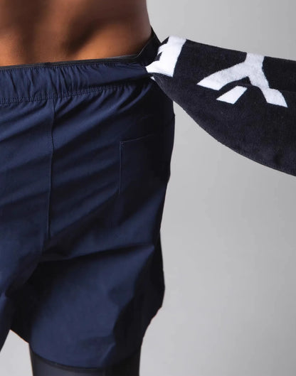 Running Training Men's Sports Shorts Double-layer Anti-glare Quick-drying Fitness Shorts